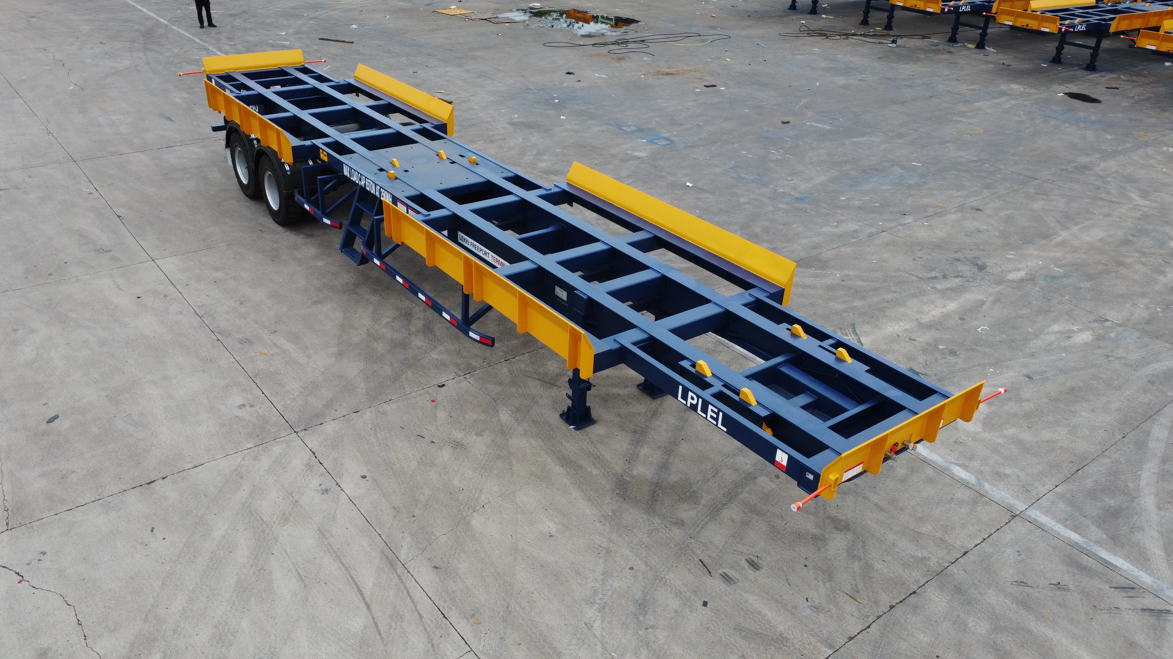 CIMC  Qingdao Port trailer/spreader trailer