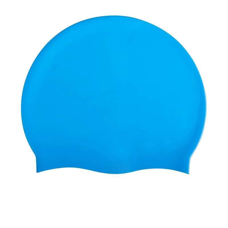 Adult customized logo swimming pool silicone latex swim cap