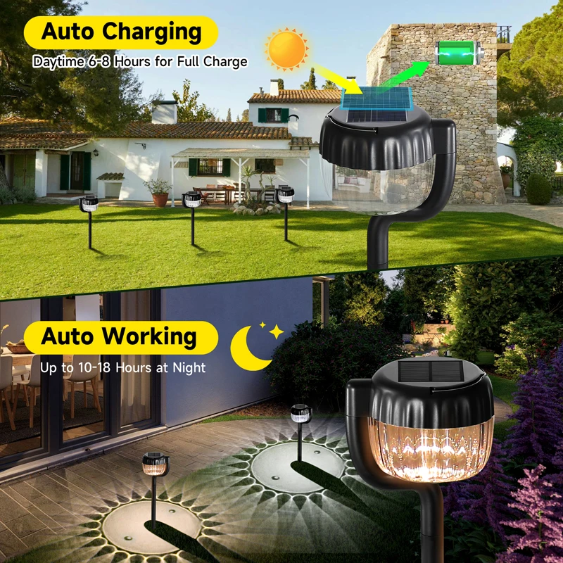 2024 Outdoor Solar Lamp Powered Street Light OEM Solar Lights Outdoor Garden Up to 12-18H