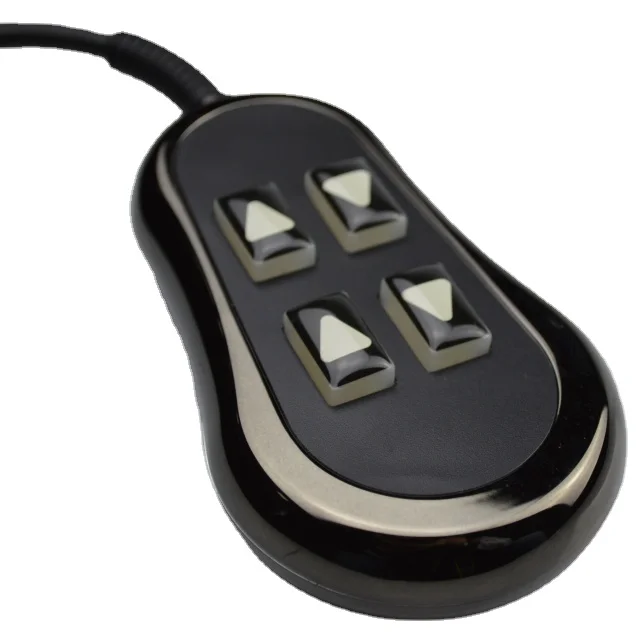 4-Button custom adjustable bed and heat remote control electric recliner hand control