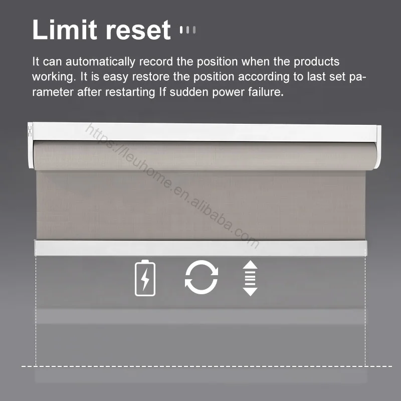 USB charging smart curtain blinds, shades custom size automatic electric roller blinds for windows