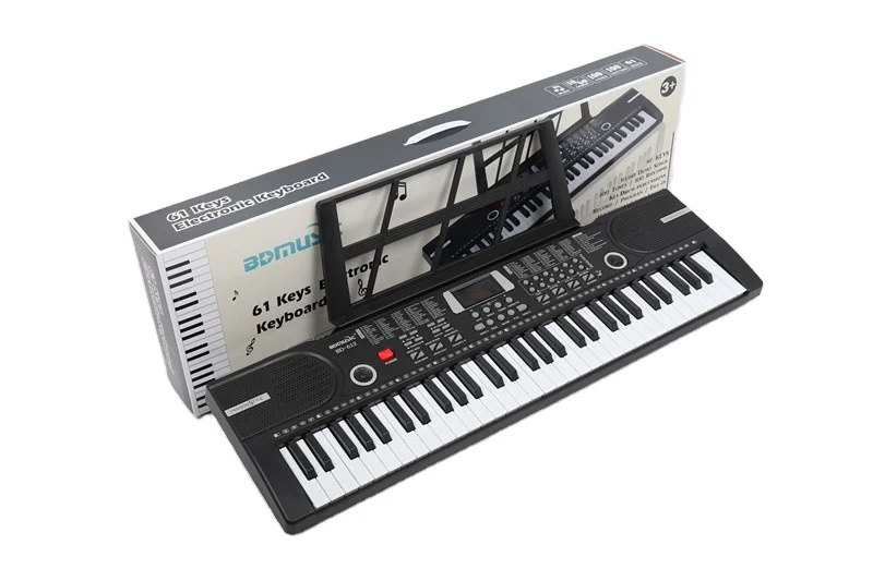 61 Keys Electronic Chord Keyboard Electronic Piano Instrument Fingered Electronic Organ Music Keyboard Kids Toy