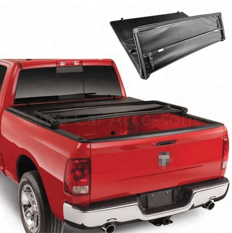 4X4 Truck Accessories Triton L200 Waterproof Tonneau Cover Double Cab Soft Tri-Fold Tonneau Cover For Triton L200 2016+