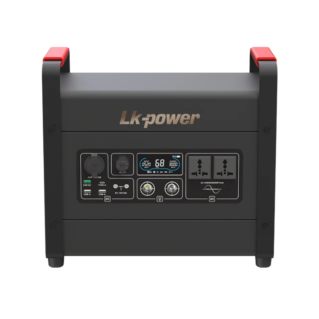 Hot Selling Lithium Battery 3000W 110V 220V High Capacity Portable Power Station