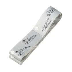 Yoga Stretching Band Tension Resistance Band Customized Fitness Accessories Polyester Cotton Yoga Exercise 2pcs Opp Bag+package