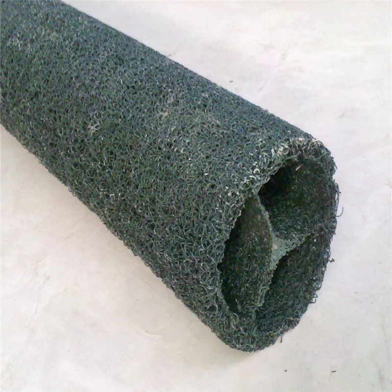 PP underground drainage water Green/Black Geocomposite Drain Pipe Diameter 80mm Plastic Blind pipe outer geotextile