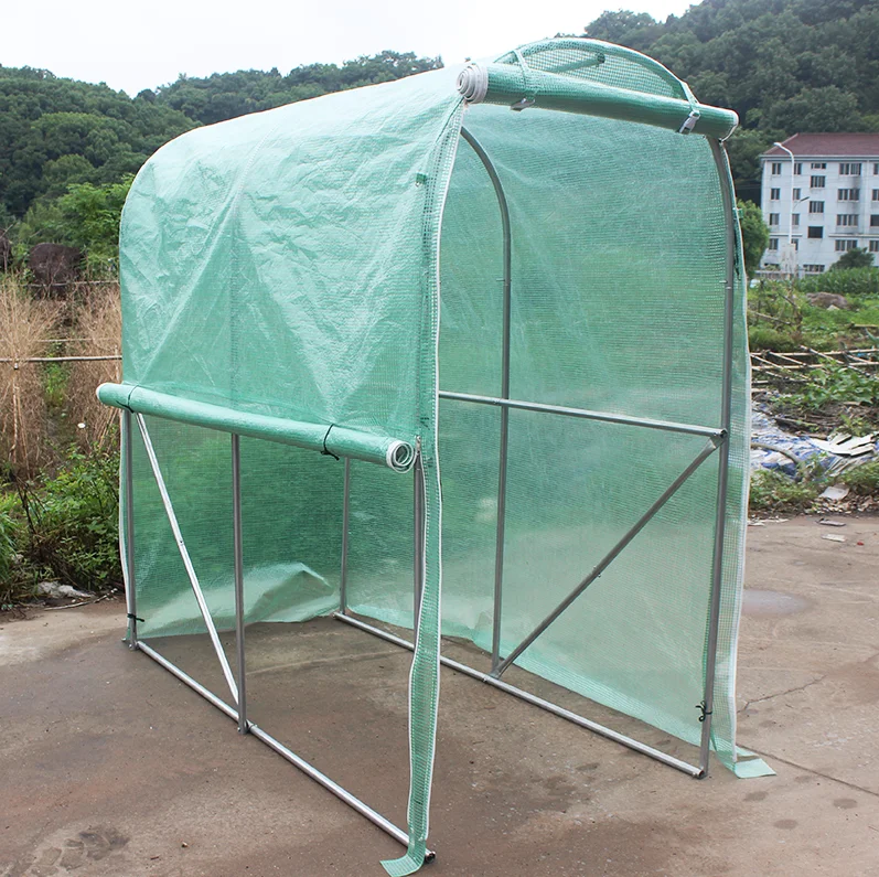 Tunnel greenhouse garden outdoor waterproof walk in greenhouse 2x1x2m tomato