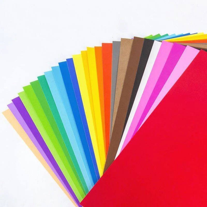 11*14 inch size dark red180gsm Double Color Origami Paper Custom Size Square Colorful Paper For Diy Crafts Paper