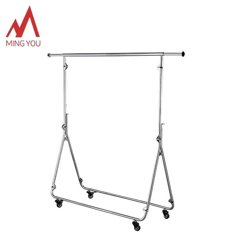 Fashion Clothing Store Boutique Metal stand Clothes Hanging Display Rack