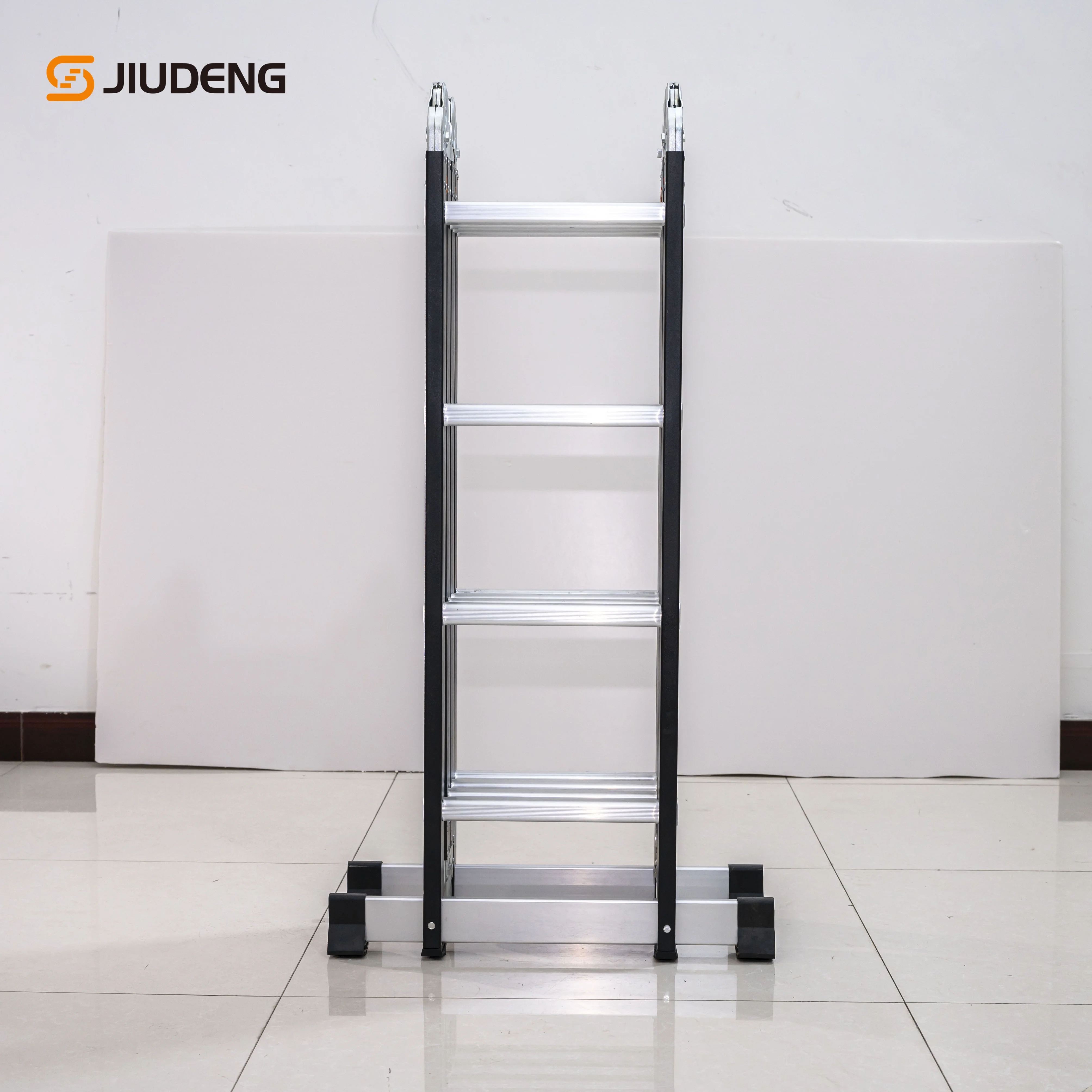 Multi position carbest folding construction warehouse folding stairs ladder