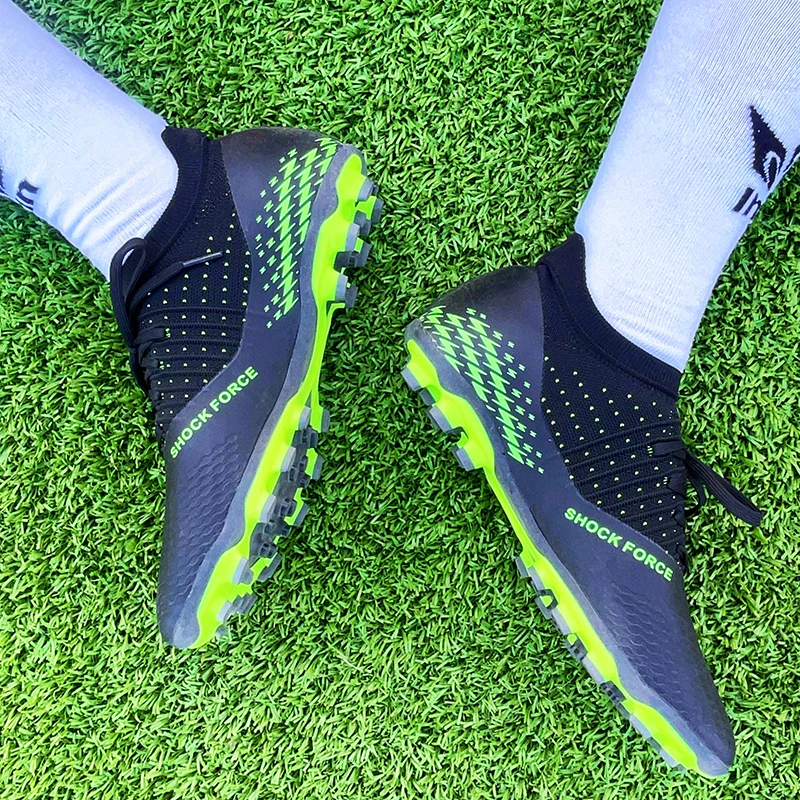 2024 NEW MSR MS855 Non-slip Turf Soccer Shoes Outdoor Professional Men Football Sneakers Boy Soccer Shoes Sport Long Spikes