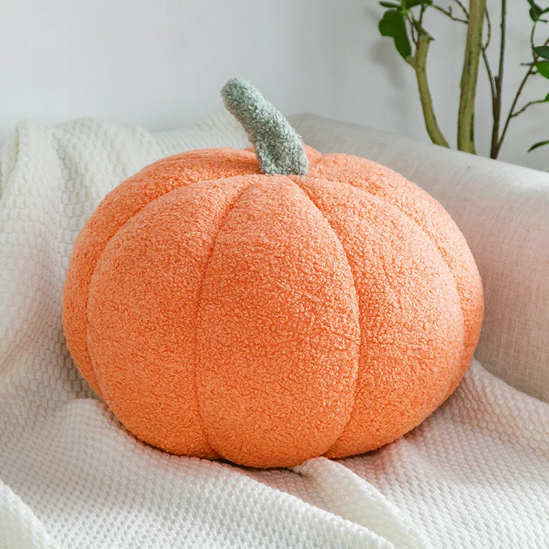 Promotion Ins Funny Pumpkin Pillow Creative Special-shaped Sofa Cushion Halloween Decoration Cute Children Plush Toys