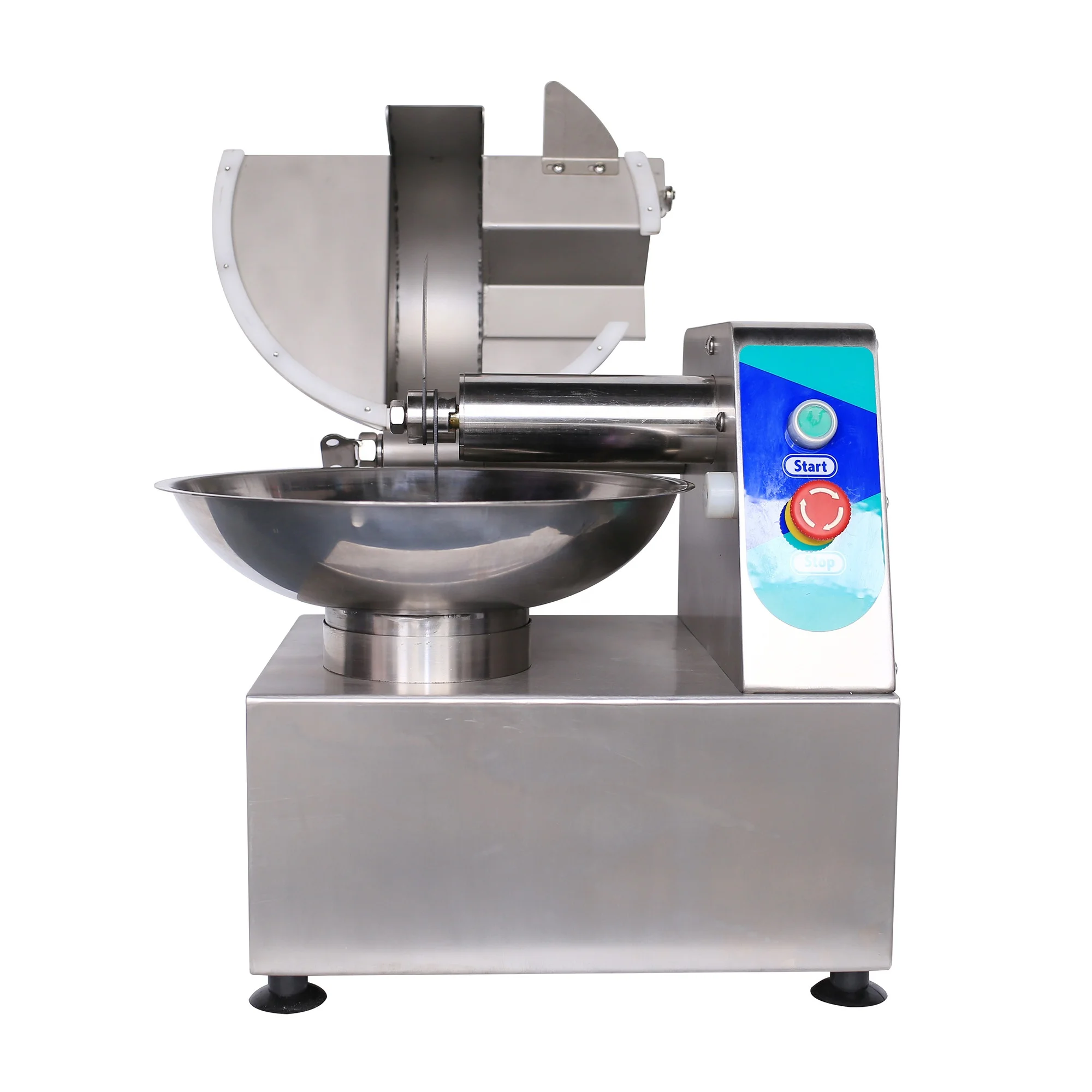 Ada Stainless Steel Electric Meat Bowl Chopper Meat Vegetable Chopper Bowl Cutter 8L