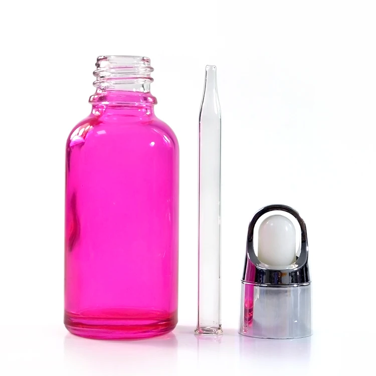 Pretty Care 1 oz Empty Essential Oils  Glass Eye Dropper Bottle with Golden Top