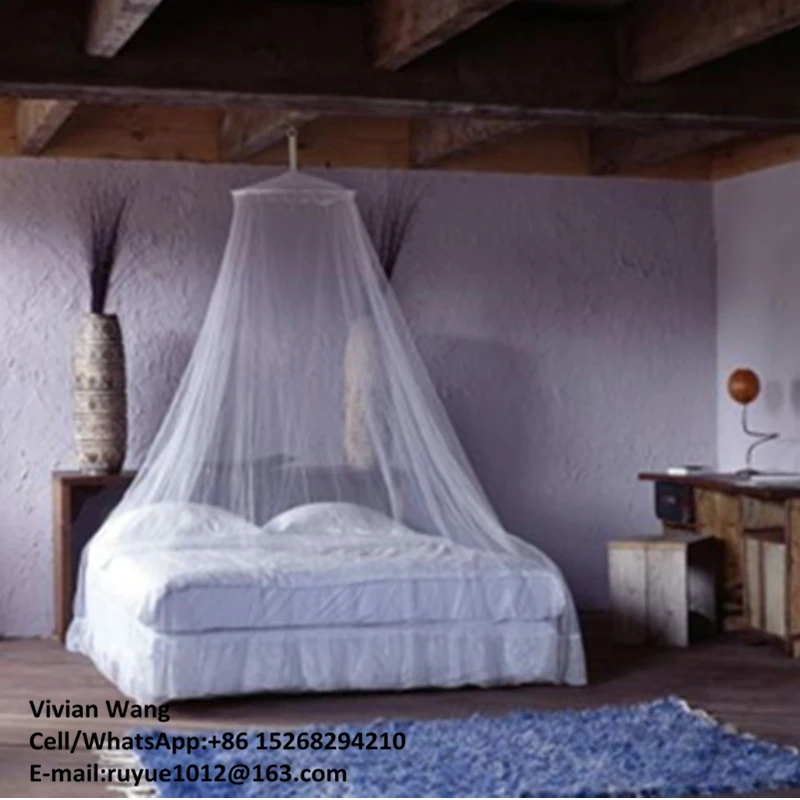 Cheap Polyester insecticide treated mosquito net(LLIN), bed canopy,square rectangular conical canopy mosquito net bed canopy