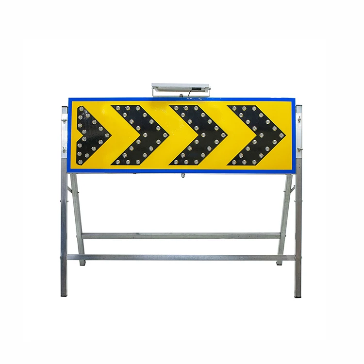 STOP solar powered blink flashing electronic led traffic chevron solar road warning signage led arrow signs board factory price