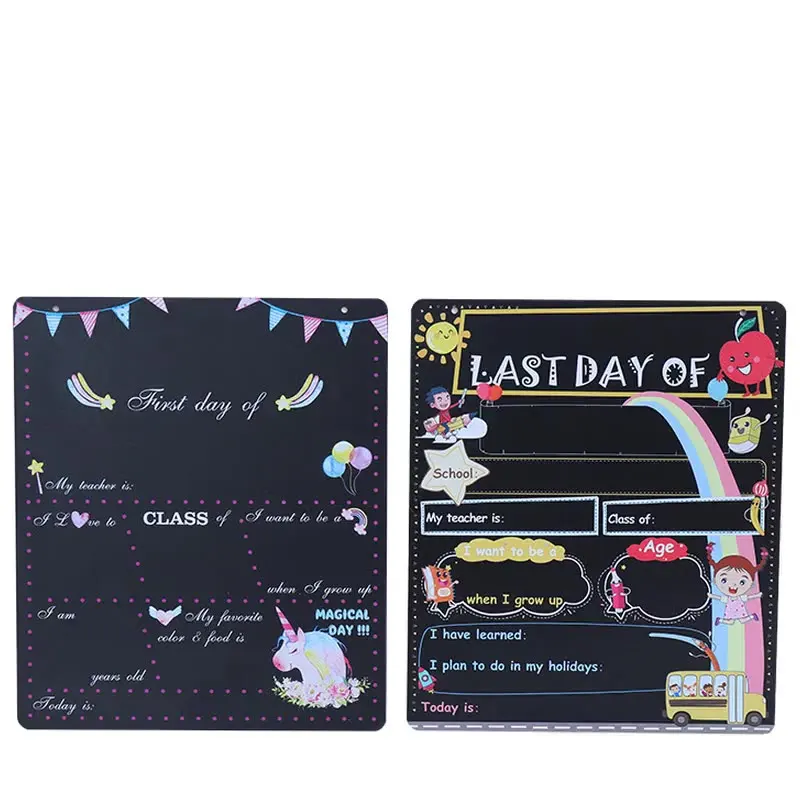 Custom mini wooden desktop blackboard school kids chalkboard