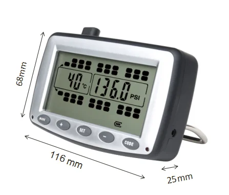  Беспроводная система контроля давления в шинах Tpms FM508 для грузовиков реальном