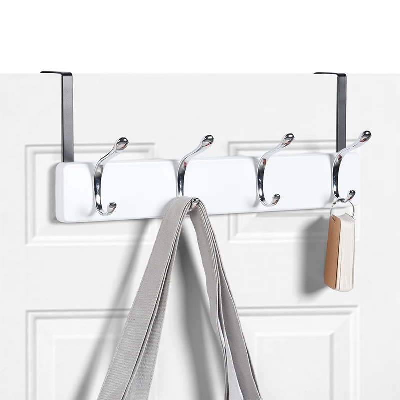Wooden board over the door clothes hook hanger over door hook coat rack over the door hooks