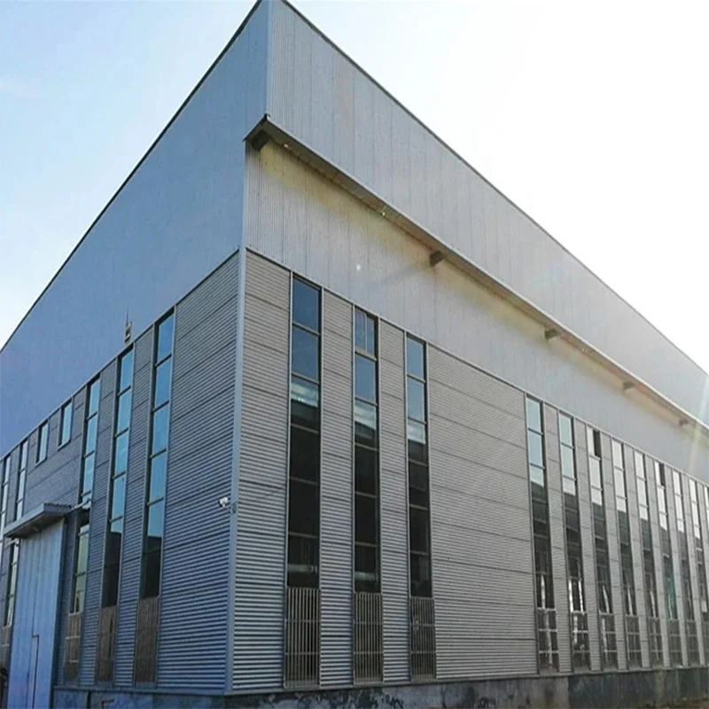 Предварительно спроектированная легкая стальная конструкция, металлический строительный стальной склад, сделано в Китае