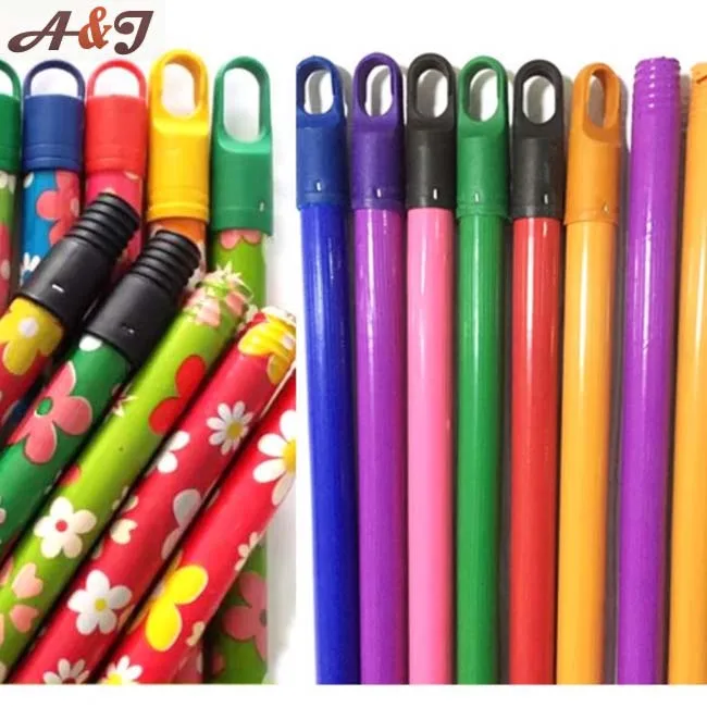 China factory wholesale High Quality sri lanka plastic broom 90cm-120cm Size broom handle Broom Sticks for clean room