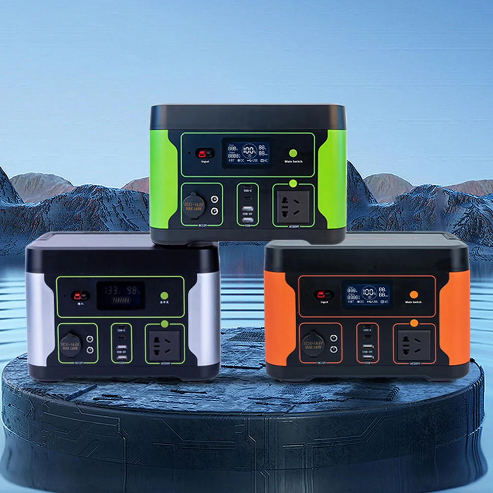 500W солнечный генератор 500Wh портативная электростанция для 200 Вт водяной насос с беспроводной зарядки Type-C