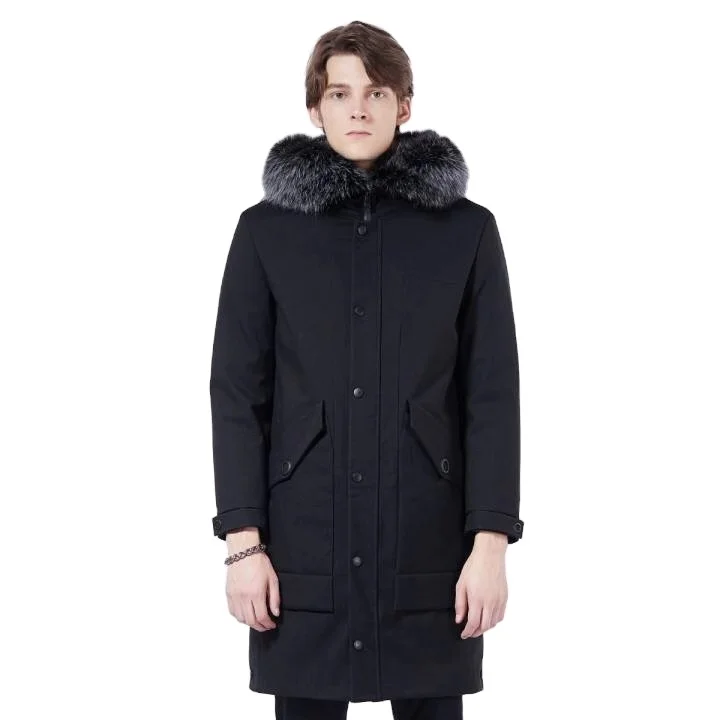 2022 New design winter men padded bubble coats hooded goose down puffer parka jackets