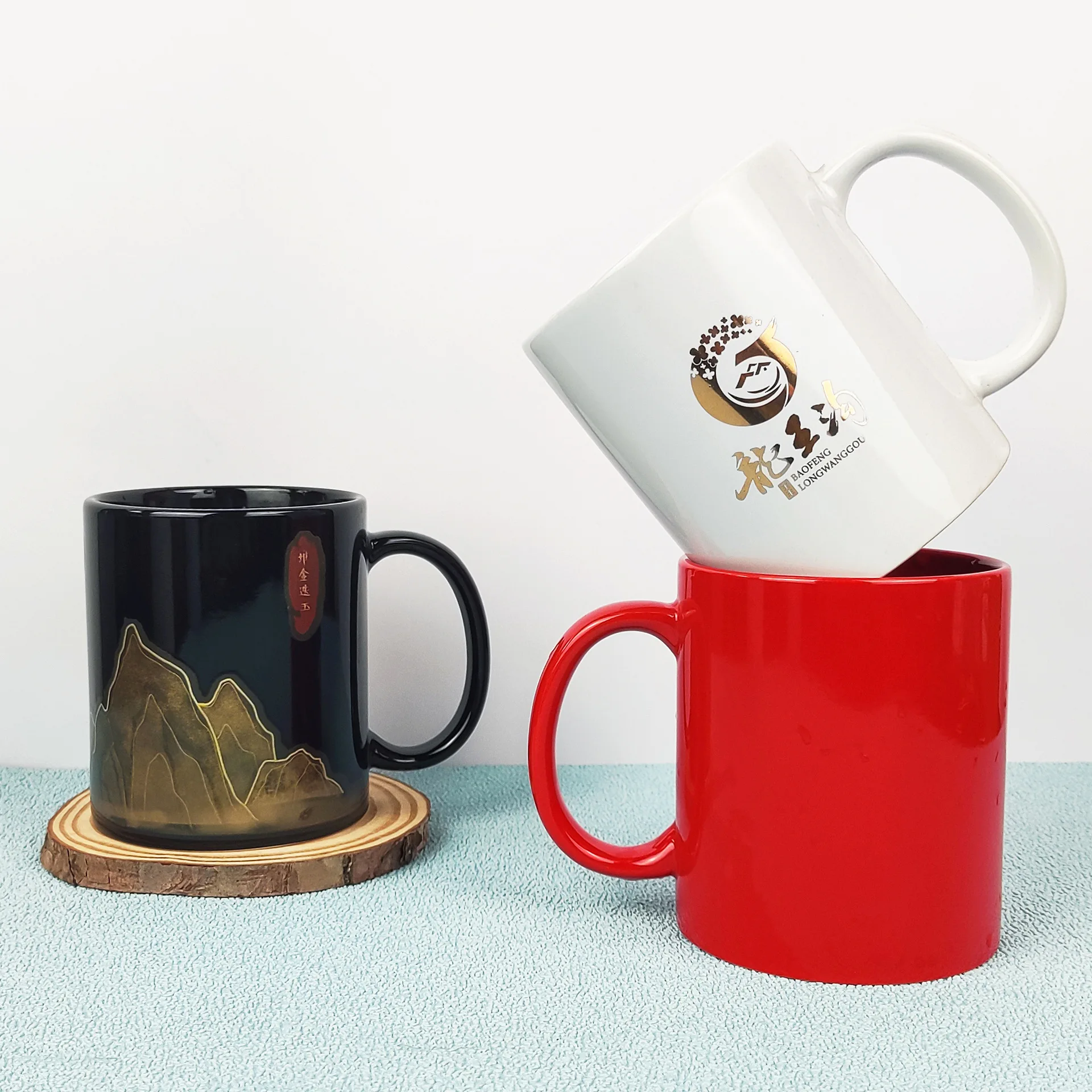 Wholesale Custom Sublimation Mugs 11oz White Sublimation Blanks Tea Coffee Mugs Ceramic Customized Logo