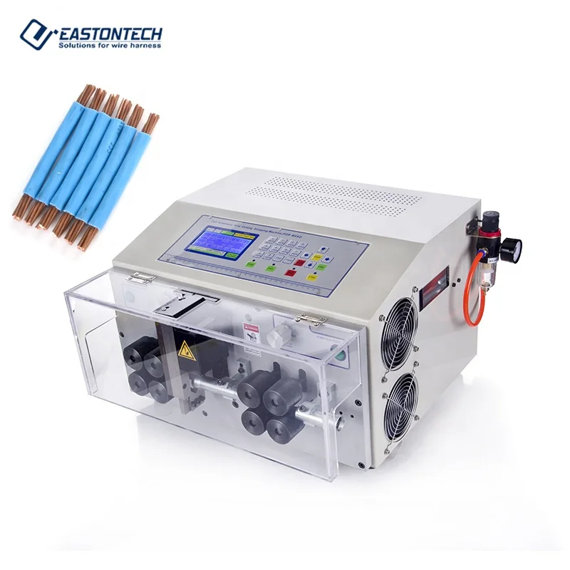 High Speed Automatic 2-50mm2 Cable Cutting And Stripping Machine,EW-05B Wire Cut And Strip Machine