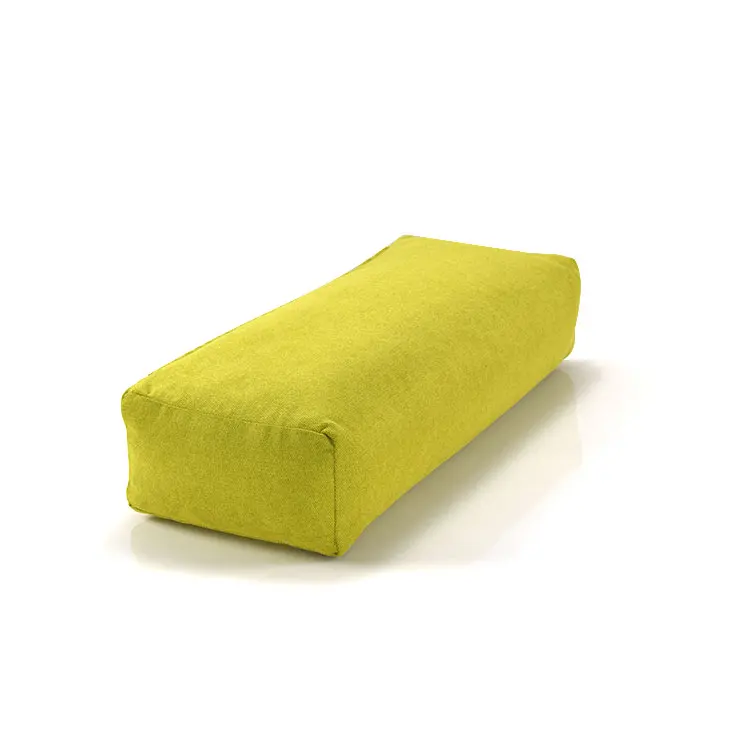 Wholesale pillow roller support for yoga meditation cushions sets yoga bolsters pillows with buckwheat husk