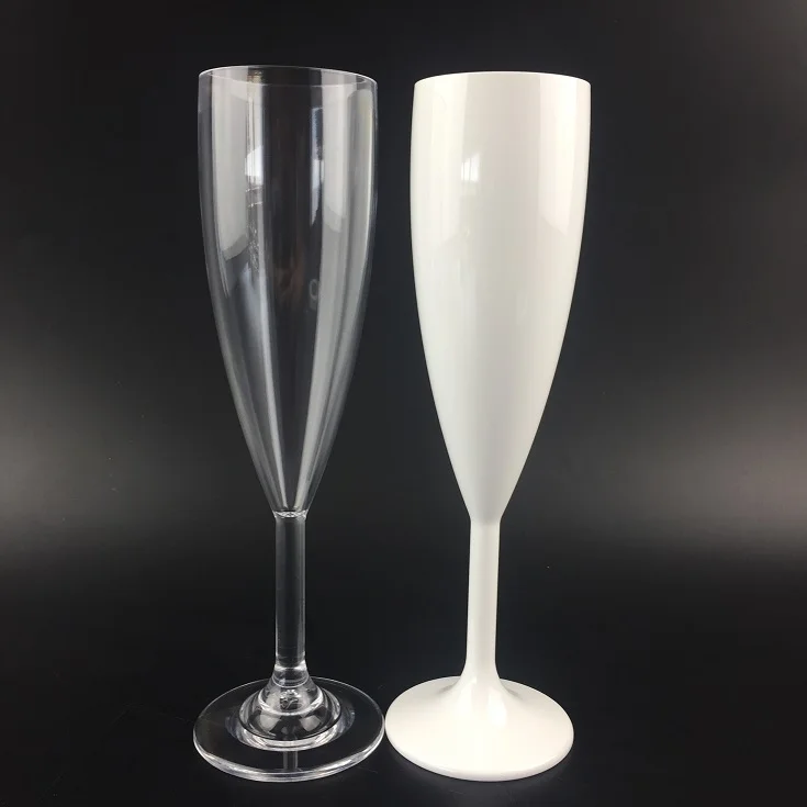 5oz Clear Acrylic Champagne flute
