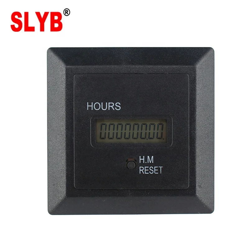  220V HM-1 Тип черный цифровой счетчик моточасов HM-1R можете
