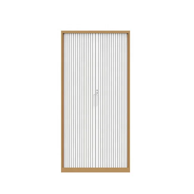 Steel file cabinets office tambour door storage filing cabinets roller shutter metal cupboard two door steel cabinets