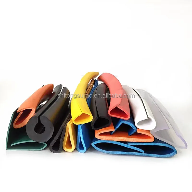 Customize Waterproof T-shape V-shape Extrusion Rubber Sealing Strip For Solar Photovoltaic Panel Rubber Gasket