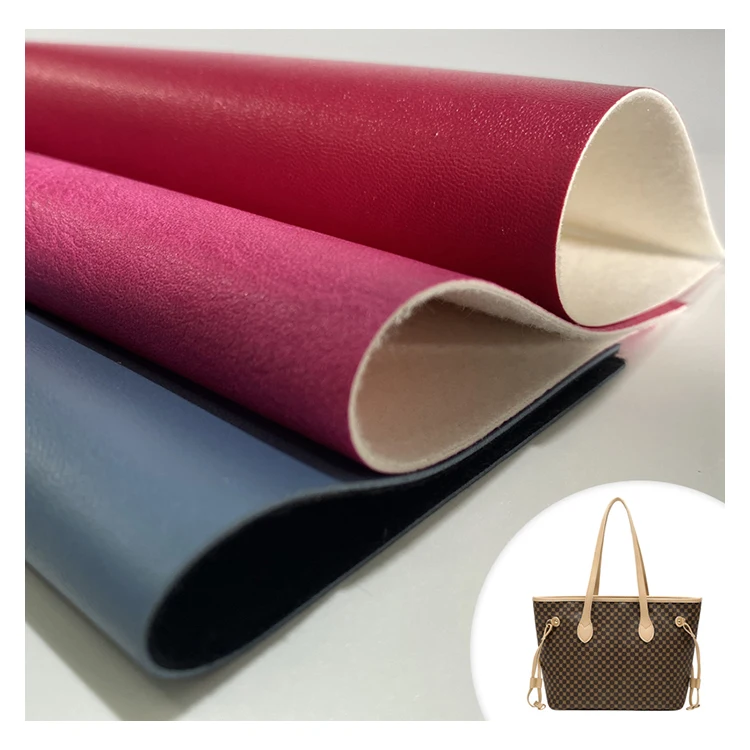 Wholesale Fashionable Strong Leather Feel Designer Fabric PVC Leather Embossed For Handbag