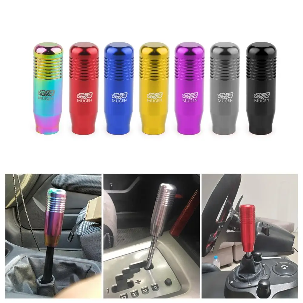 8 Color Universal Car Aluminum Manual Gear Shift Knob Stick Manual Transmission Gearstick Lever Shifter Knob 8.5CM