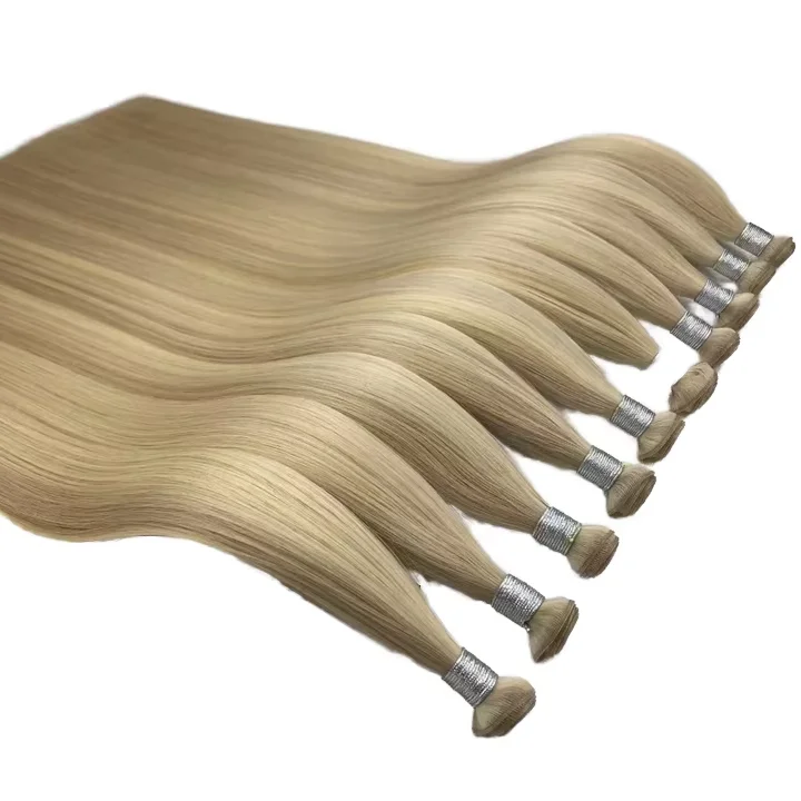 Tianci русские Реми наращивание волос ручная завязка прямая лента окрашенная машина двойной уток светлые волосы один донор натуральные