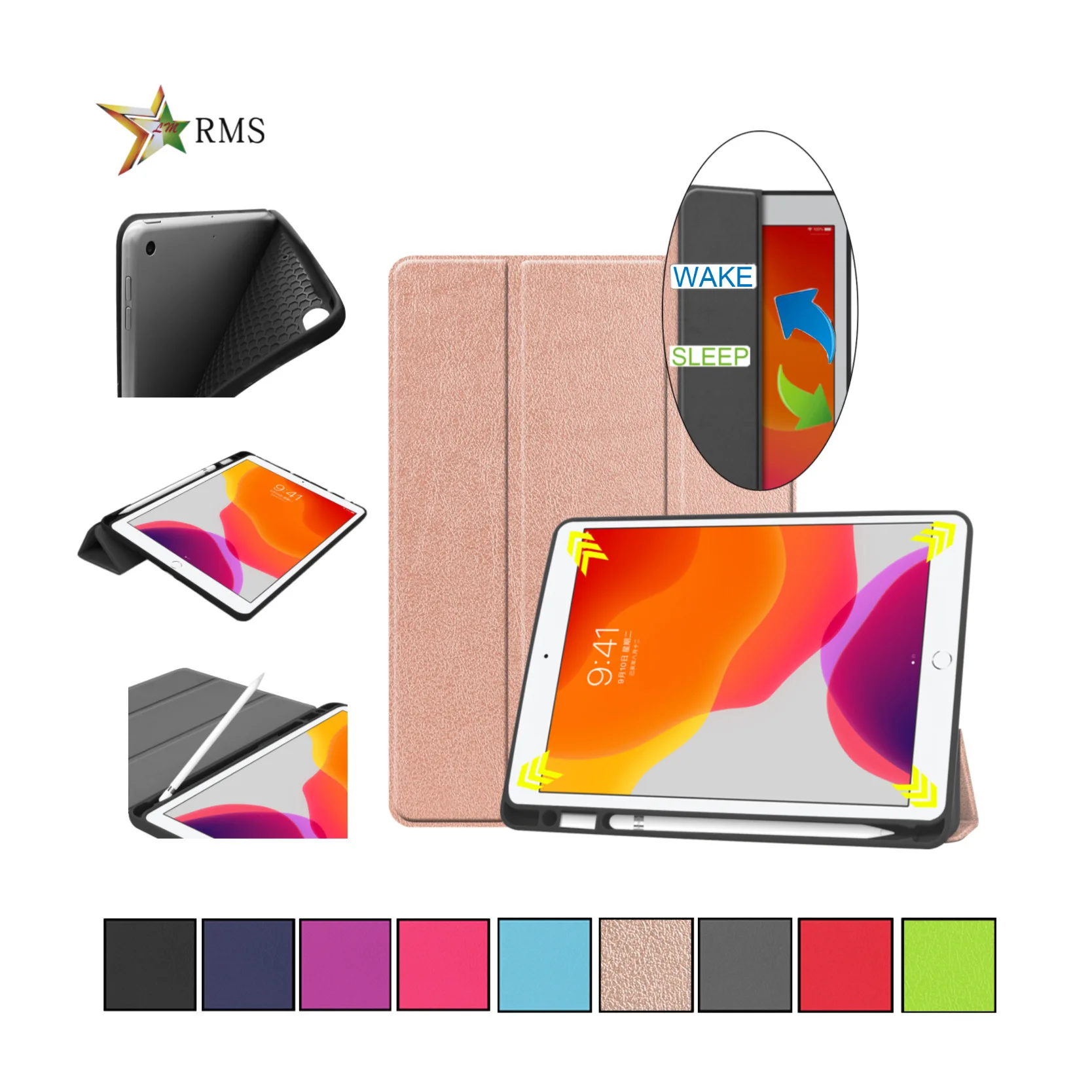 
Low price of good quality pu leather case for apple ipad 10.2 case 