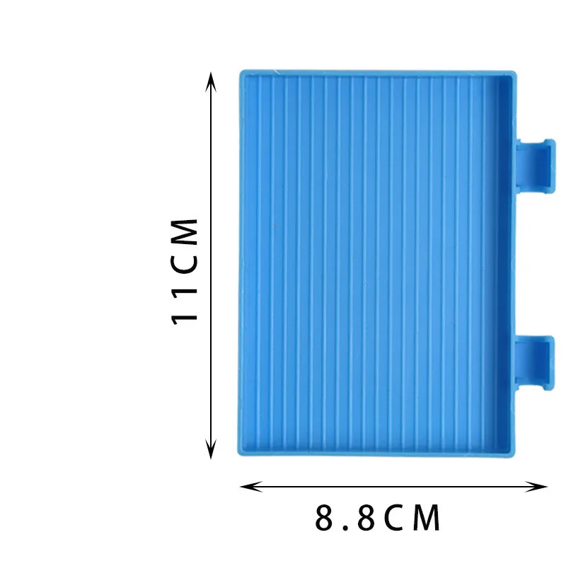 Large Plastic Tray Capacity Drill Plate Baffle Kits Diamond Painting Tool Big Tray Plate Embroidery Nail Art Beading Accessories