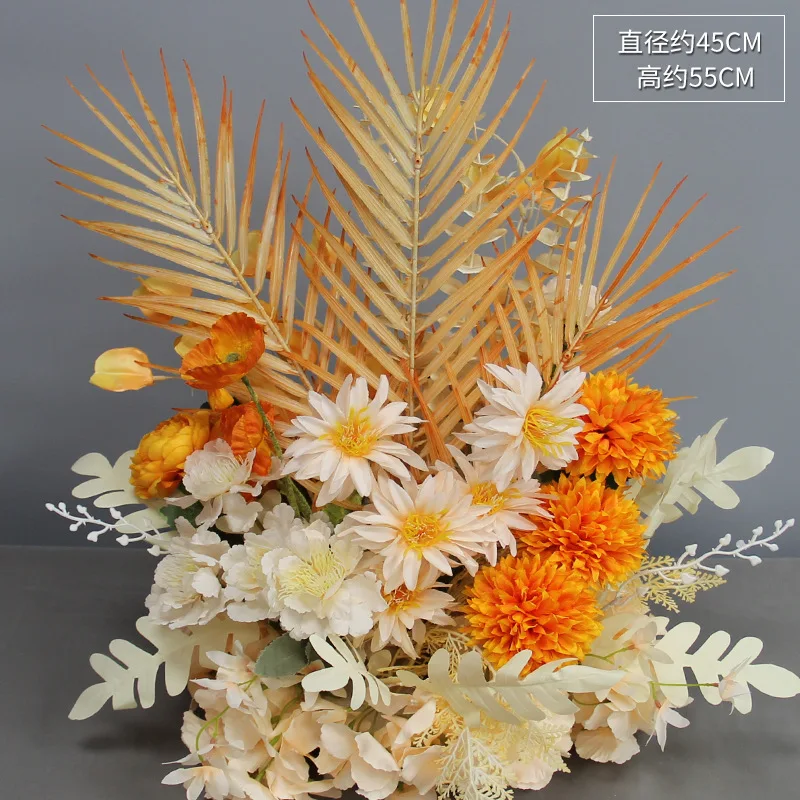 Silk Floral Artificial Flowers for Wedding Table & Wall Decor Elegant Garden Parties Reception Decoration