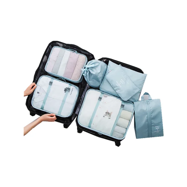 Promotional 7pcs Luggage  Organizers Travel Packing Cubes