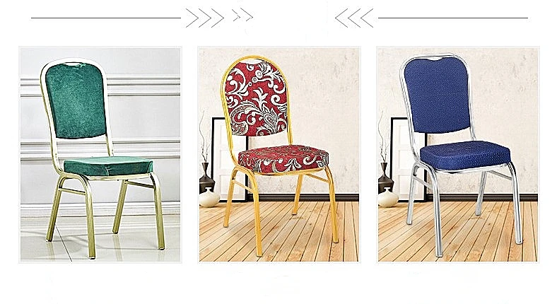 Modern Accent Metal Furniture Conference Salon Church Chairs Wedding Banquet Hotel Chair