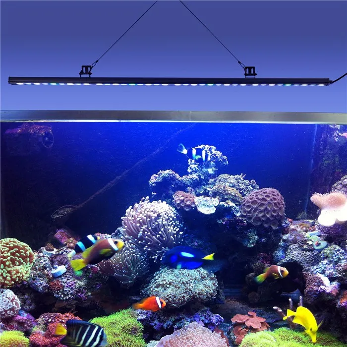 
55W 115cm Waterproof IP65 Fish Tank Coral Reef Marine Aquarium Lights Bars 
