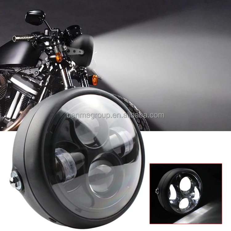 Аксессуары для мотоциклов Vantage 5 75 дюйма круглая фара мотоциклетная cafe