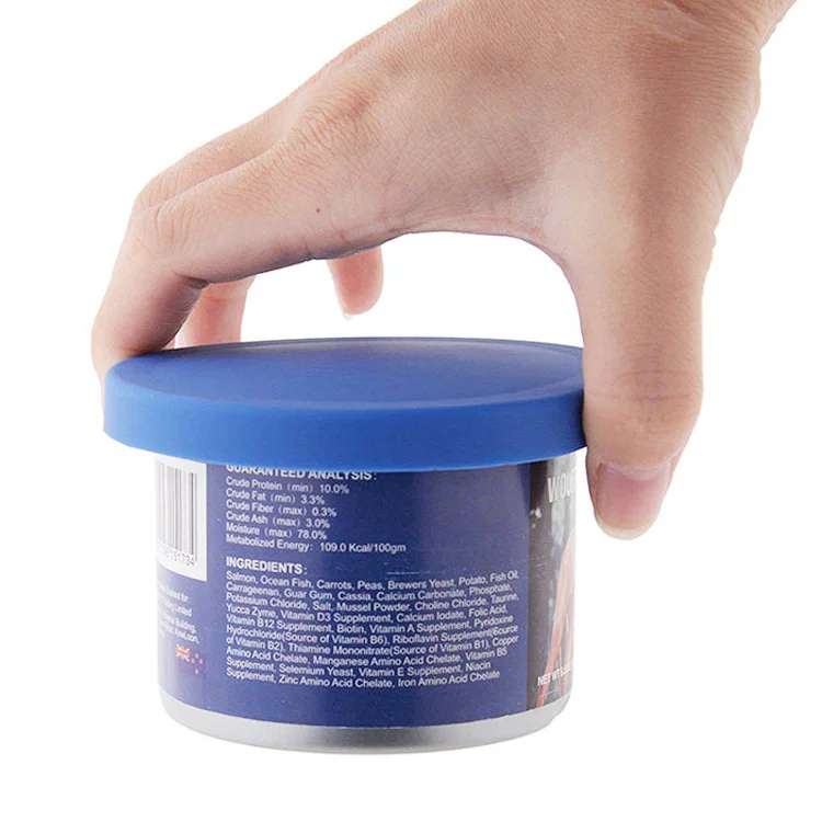 Food Grade Silicone Can Lid Can Covers Most Standard Size Dog And Cat Can Tops