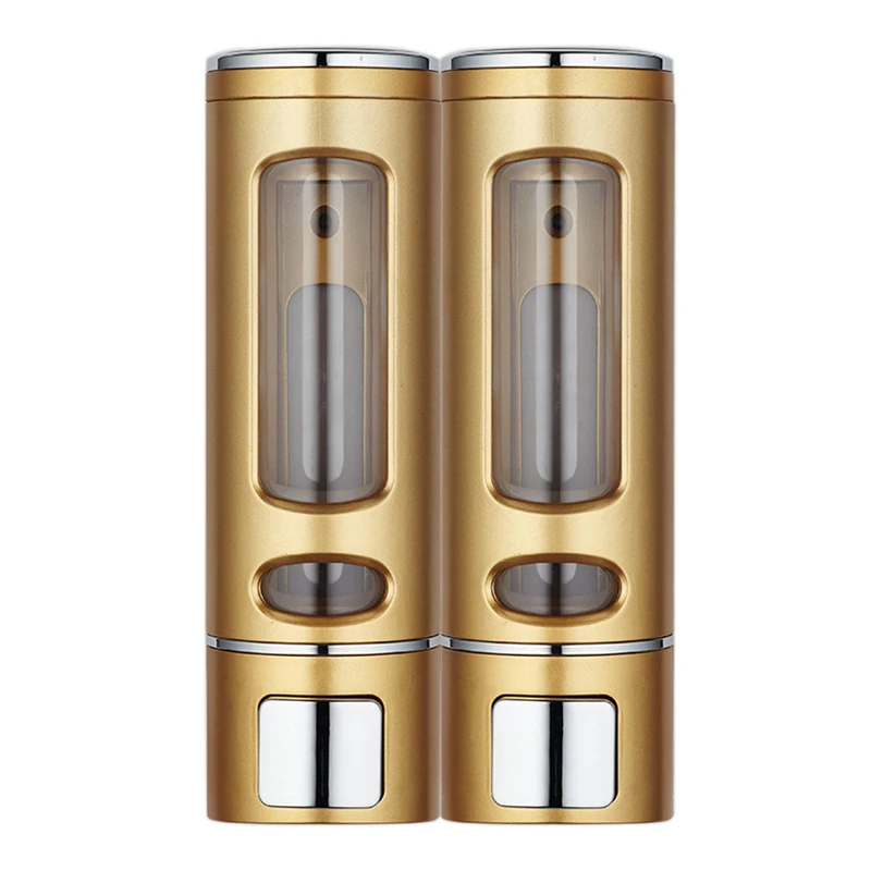 Bathroom Wall mounted 400ML Conditioner Shampoo dispenser hotel Plastic Shower Gel laundry soap dispenser