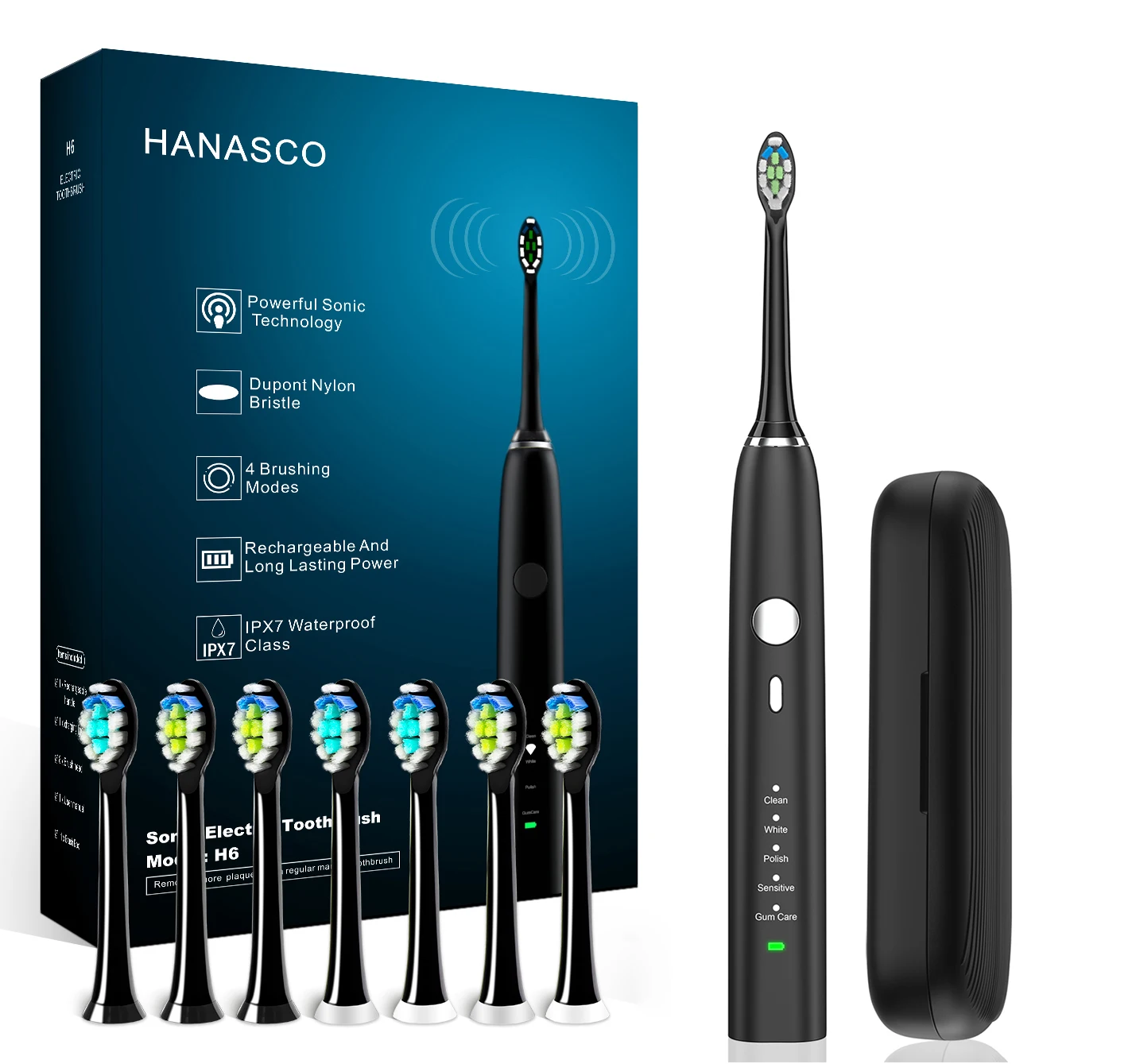 Sonic electric toothbrush with customized logo home electric toothbrush motor electric toothbrush with smart pressure sensor
