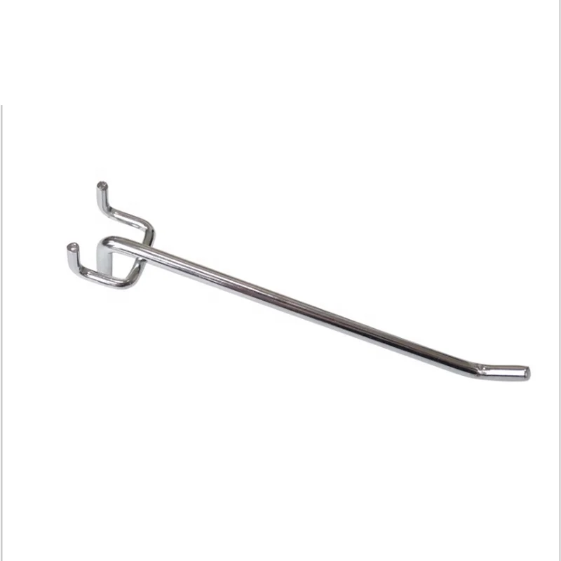 High quality Wholesale price various style supermarket display metal hanging pegboard hook