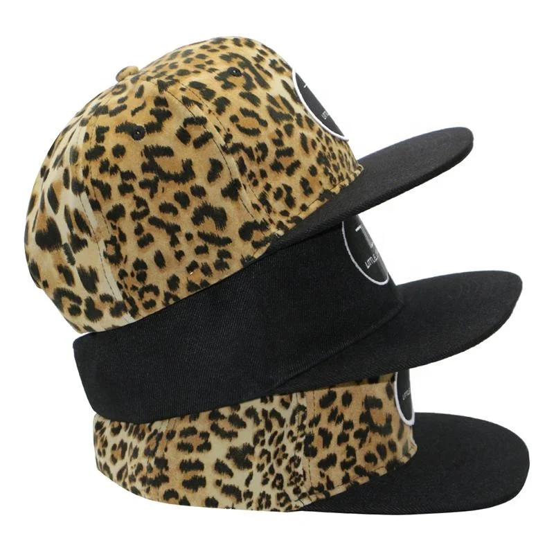 Лидер продаж, модные стильные леопардовые детские спортивные кепки, шапка для малышей