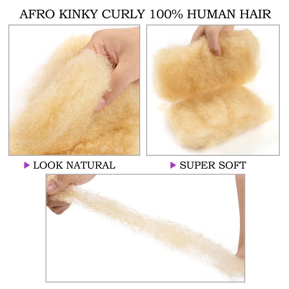 BLT 2024 New Arrivals Afro Kinky Bulk Human Hair 613# Length Extensions Near Me for Micro Twist Styles on Sale